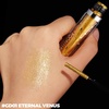 FOCALLURE Star Drifter Glitter Mascara Topper, Long Lasting Quick Dry Soft Gel, Classic Silver Shimmer Finish, SV02 COMETARY BRUST(GD01 ETERNAL VENUS)