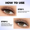 FOCALLURE Star Drifter Glitter Mascara Topper, Long Lasting Quick Dry Soft Gel, Classic Silver Shimmer Finish, SV02 COMETARY BRUST(GN01 OASIS OF SPACE)